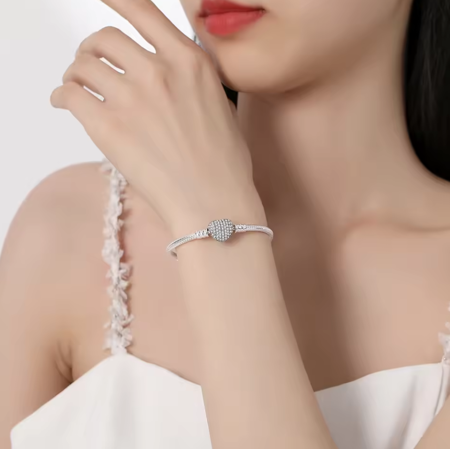 The Celestial Moments Charm Bracelet in Sterling Silver